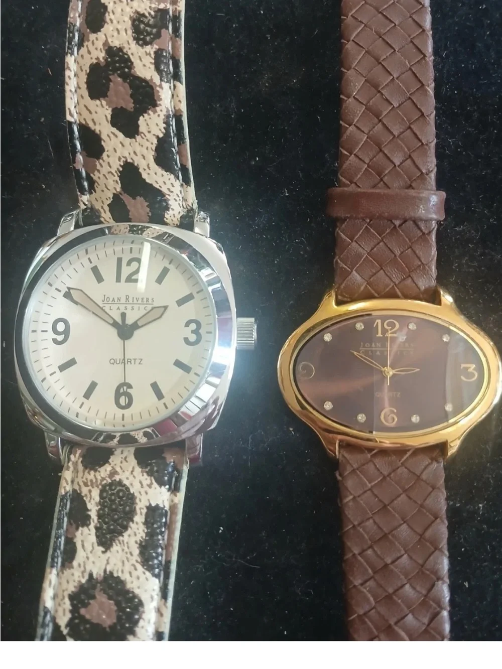 Lot of 2 Joan Rivers Classics Quartz Watches – *Both Need New Batteries